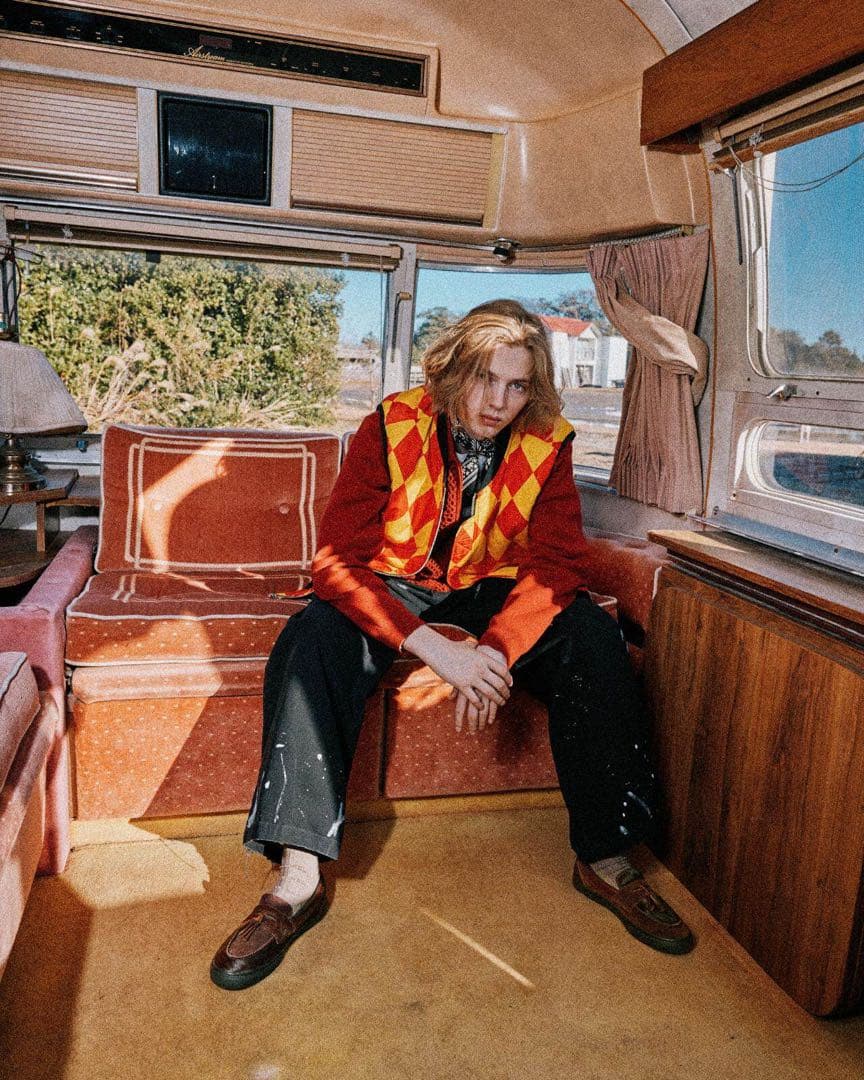 靴 Vans Loafer Year of the Horse brown 23cm