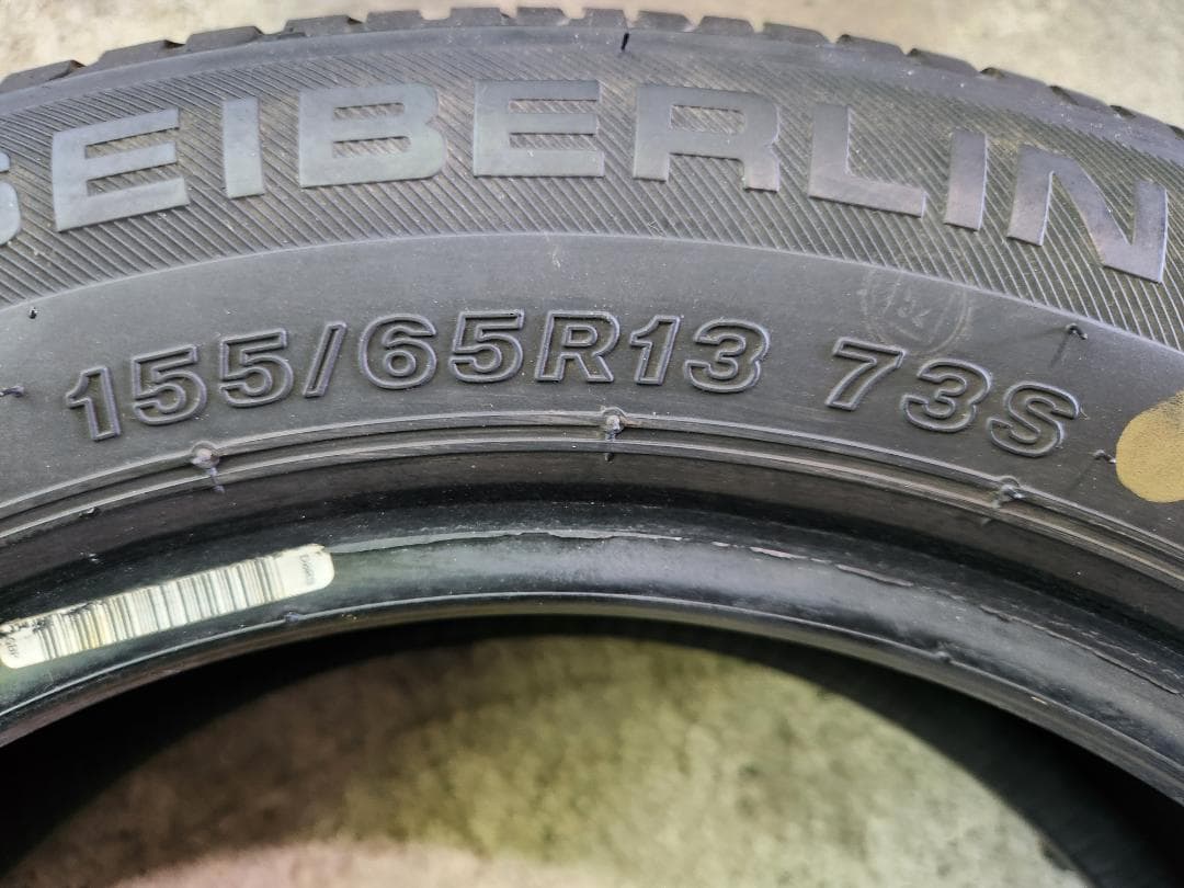 送料込☆2022年製 セイバーリング タイヤ 155/65R13 ☆4本