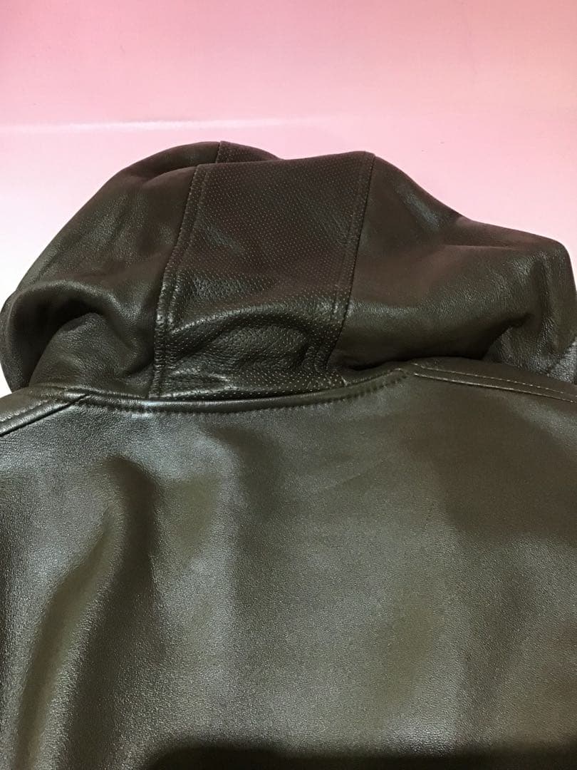 21399 56Design レザージャケット 56 デザイン 羊革 M 美品