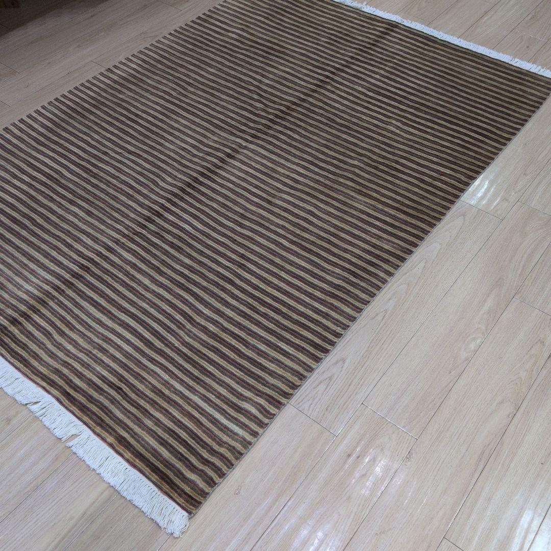 141x207cm(212)パキスタン手織りガズニー織り・ペルシャ・毛