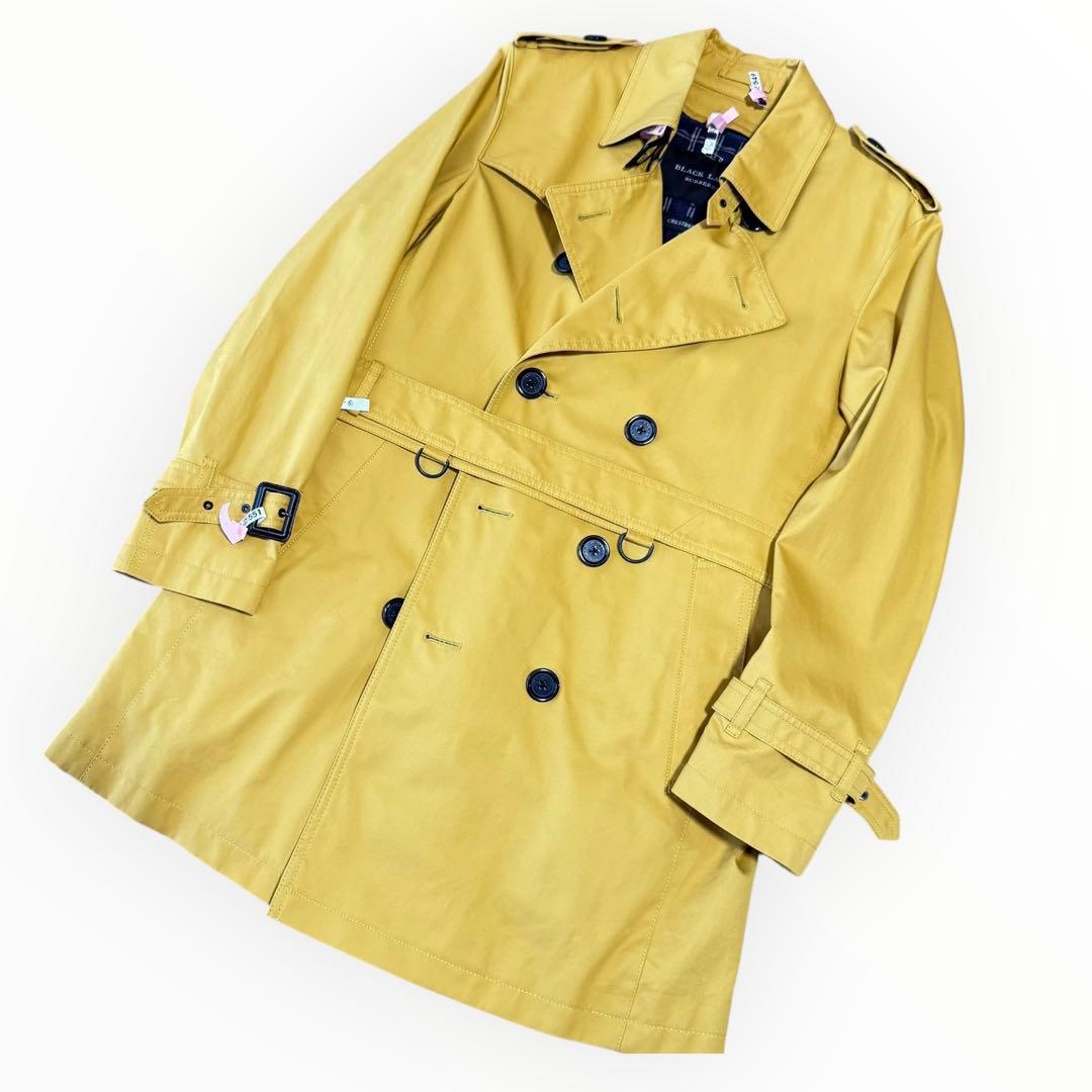 BURBERRY BLACK LABEL トレンチコート マスタードイエロー M