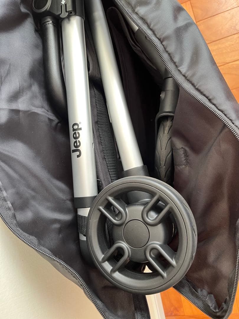 Jeep ジープベビーカー　ジープバギー　レアカラー黄色　ハンドル付き