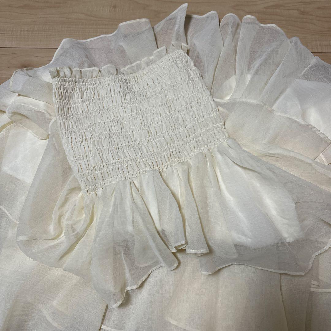 celon frilly tiered dressセロン