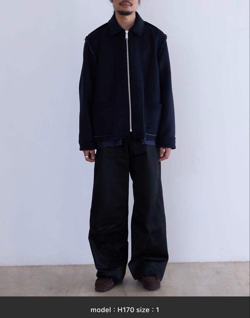 DISCOVERED メルトン　ブルゾン　ジャケット