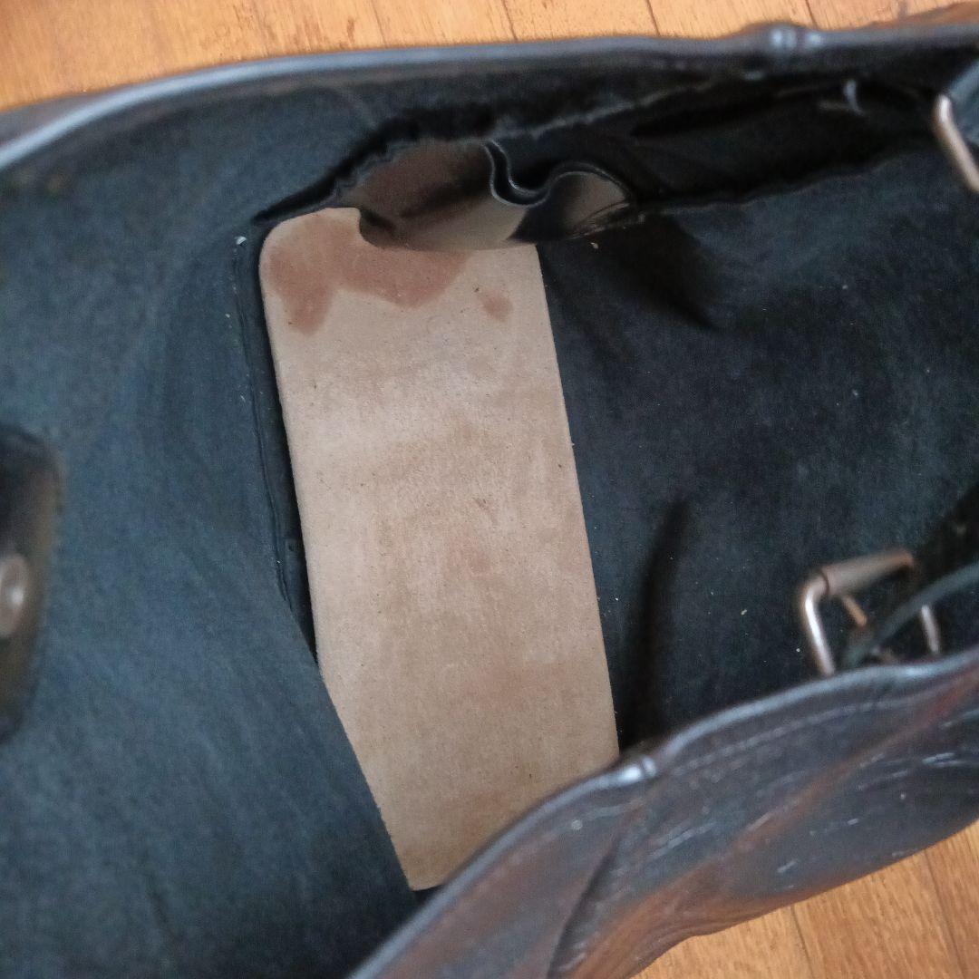 moto beams plus ブラックレザー トートバッグ