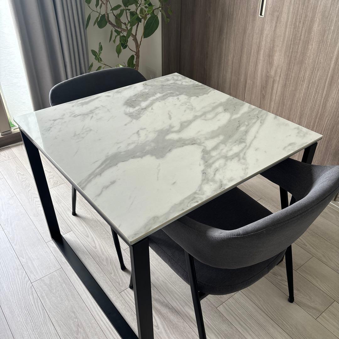 【美品】ニトリ セラミックダイニングテーブル