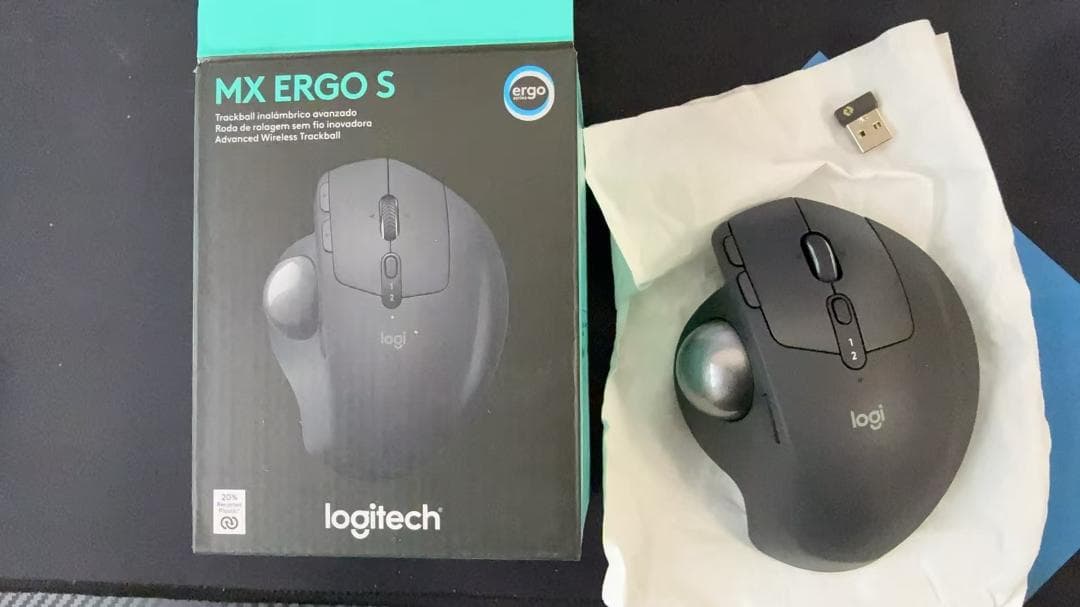 ロジテック MXTB2 MX ERGO S 静音 ワイヤレス マウス