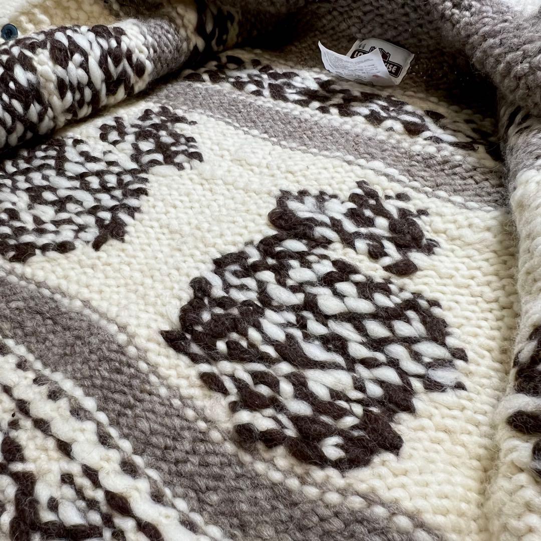 タグ付 LONGHOUSE カウチン セーター カーディガン 44 ジャケット