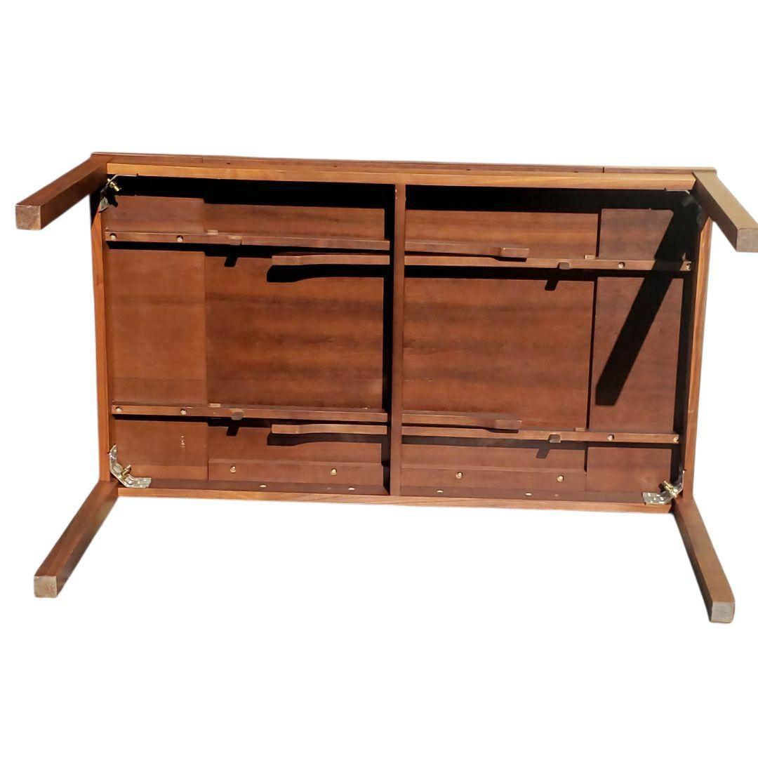 廃盤希少 無印良品 ウォールナット ダイニングテーブル伸長式 140~190cm