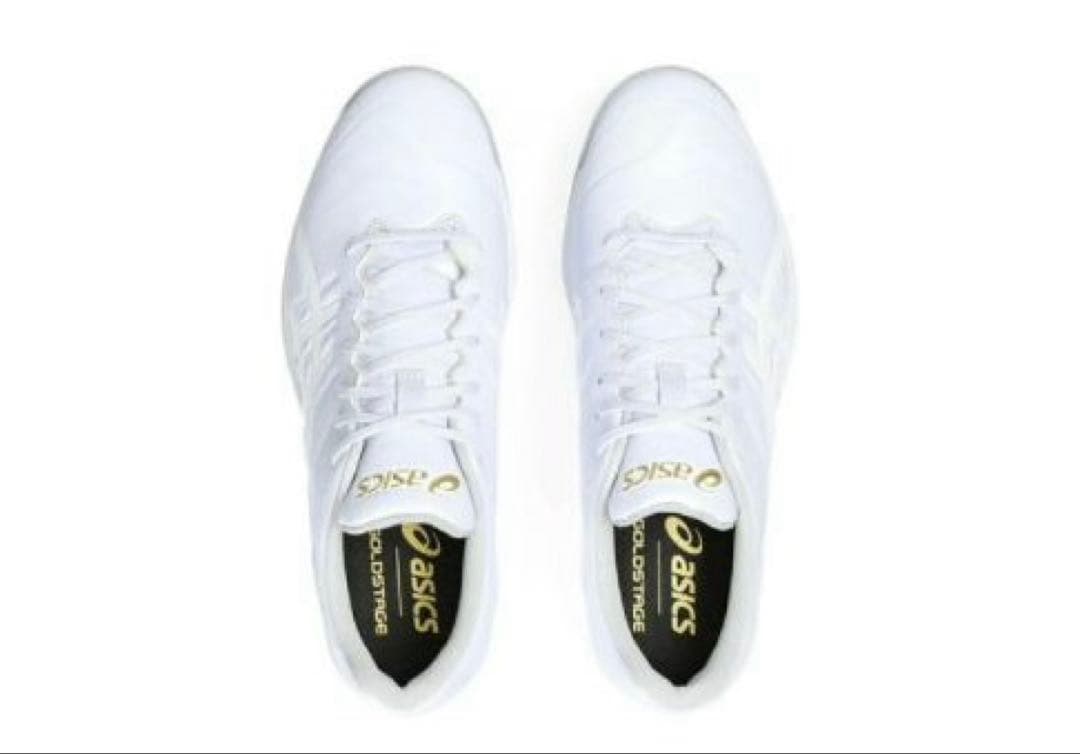 1/31迄　新品ASICS GOLDSTAGE FANGスパイクシューズホワイト