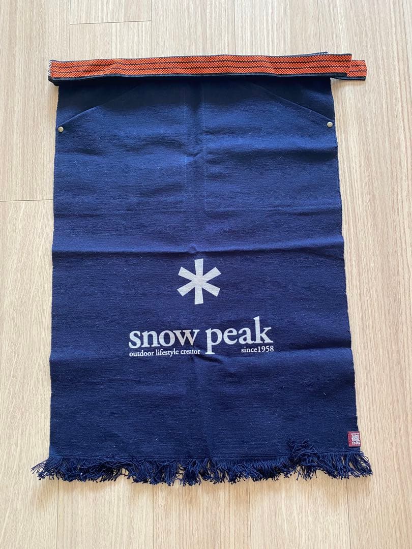 【非売品】スノーピーク前掛け（箱あり） キャンプ  Peak 料理