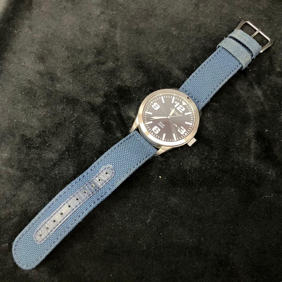 SEIKO セイコー SOLAR 100M V158-0AR0 ソーラー a3b