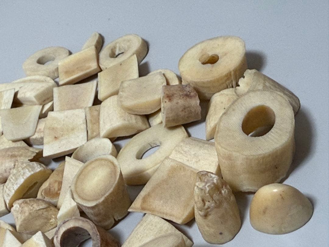 鯨歯マッコウクジラの歯 さまざまな形状。形状 さまざまな形状 重量：233g