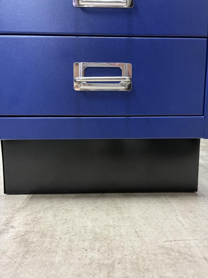 じ*も様 BISLEY　ビスレー A4 キャビネット 引き出し6段 　BLUE