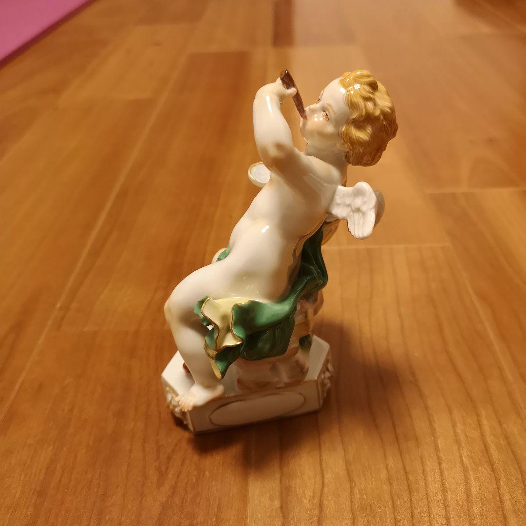 マイセンフィギュア　ハートふく天使