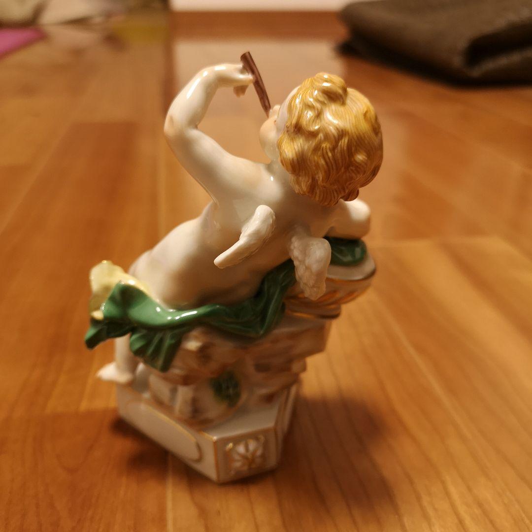 マイセンフィギュア　ハートふく天使