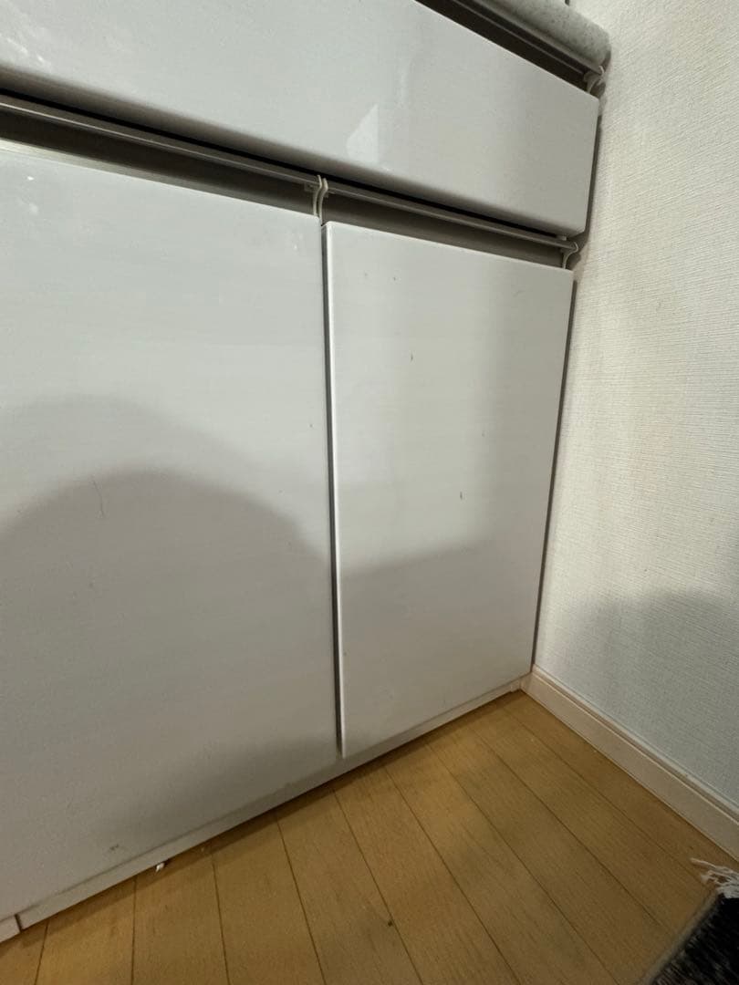 2023年購入ニトリアルミナ食器棚70幅開き戸ホワイト白