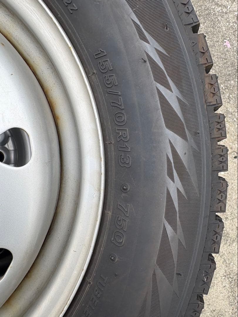 BRIDGESTONE BLIZZAK VRX2 155/70R13 4本セット