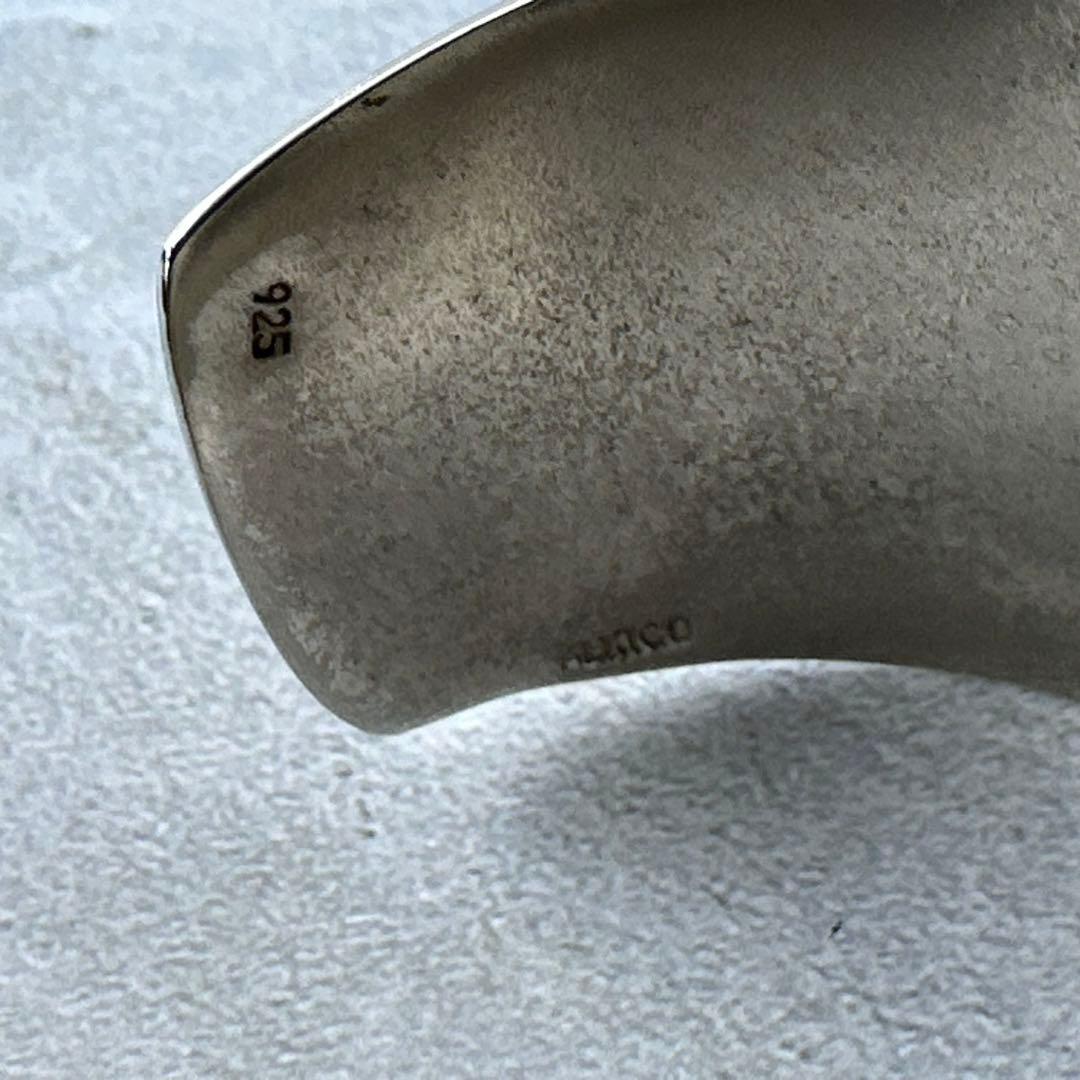 ヴィンテージ ボーンカフブレスレット シルバー925 メキシコ製