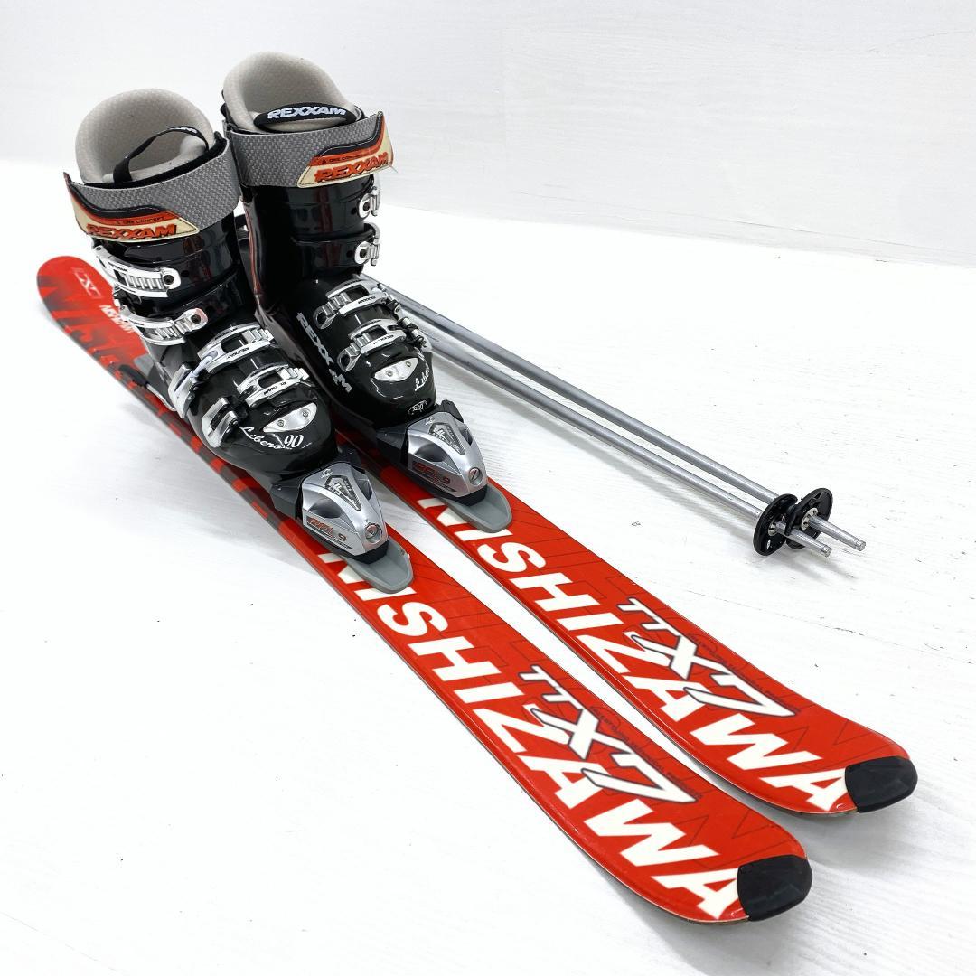 NISHIZAWA ニシザワ スキー セット 123cm 23-23.5 板