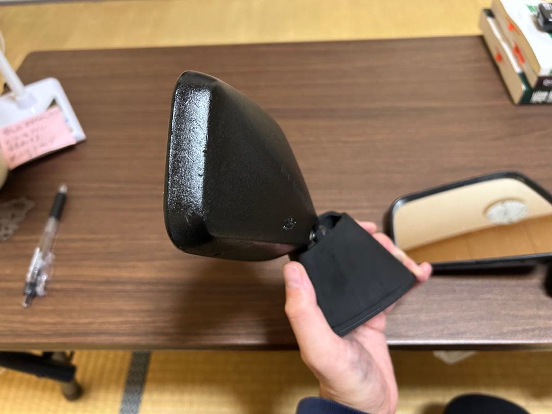 専用出品。ホンダ　フュージョン　純正ショートミラー 黒　ボルト4本付き！