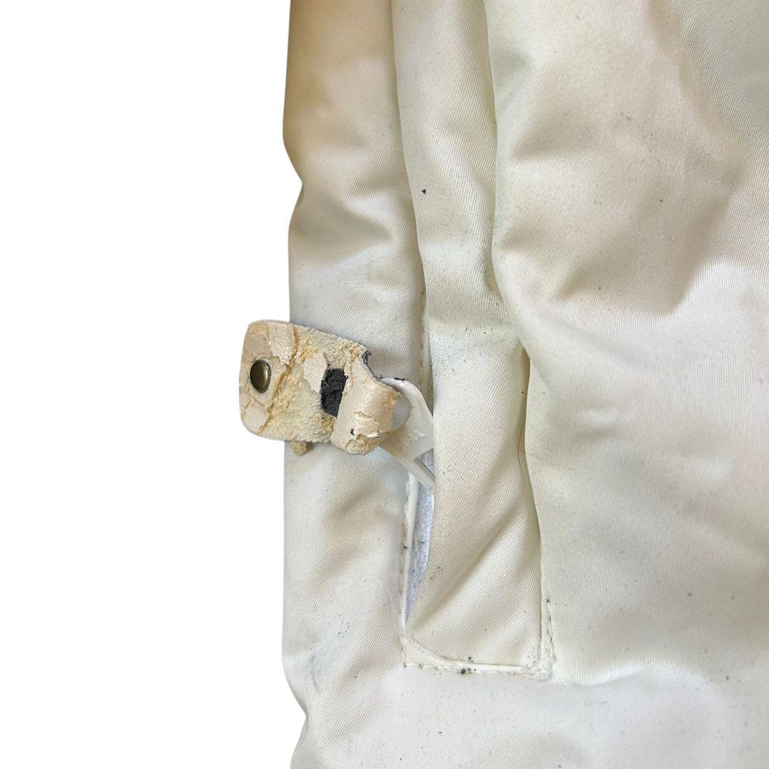 【美品】RIPZONE ダウン スノーボードウエア L多機能＆未使用 ファー 白