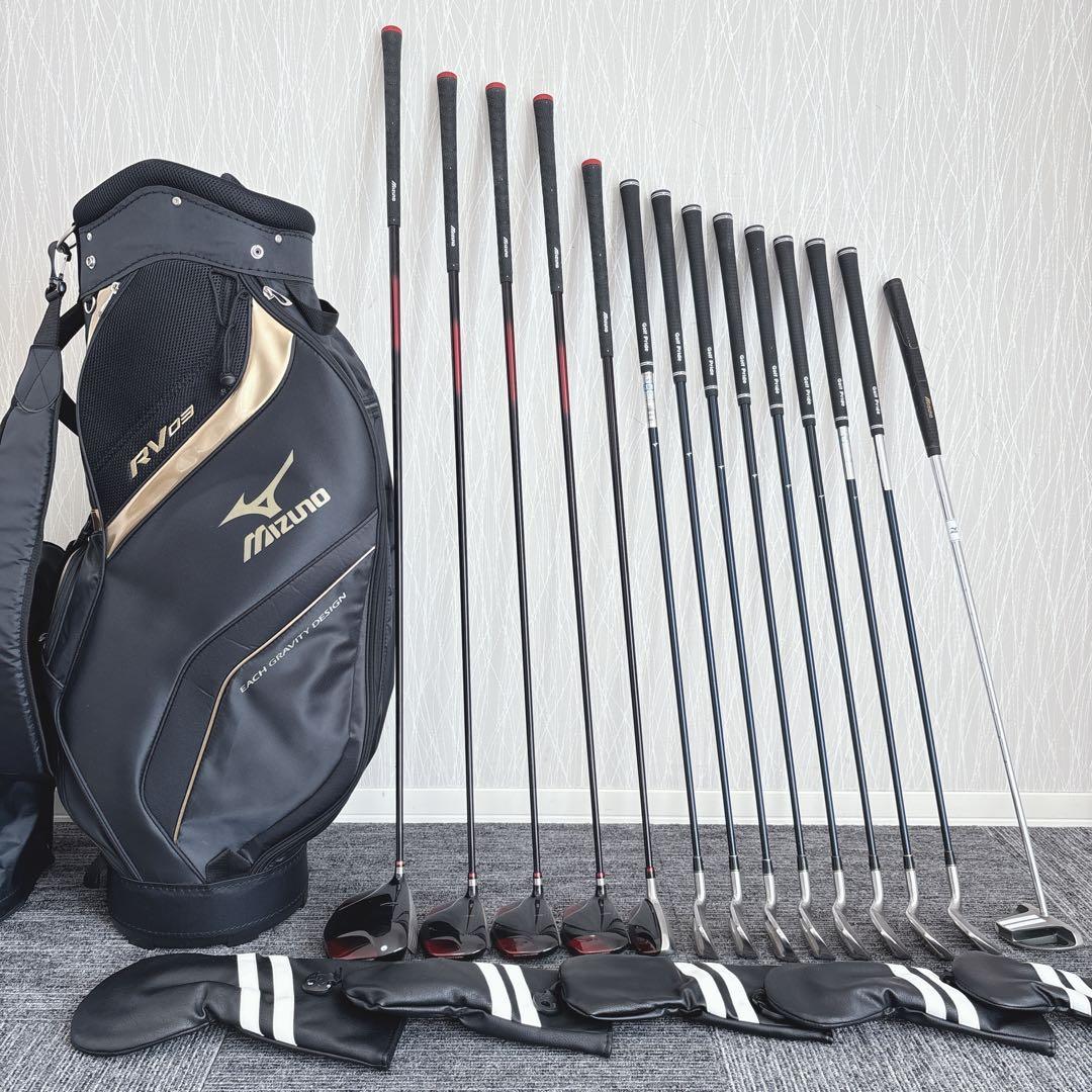 超豪華❗ミズノ/ブリヂストン★初心者用 メンズ ゴルフクラブセット