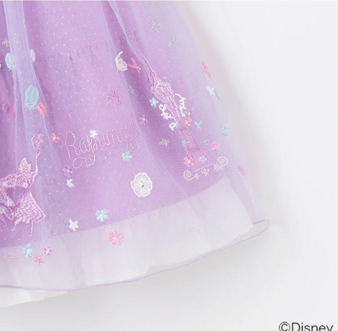 メゾピアノ♡【ラプンツェル】ドッキングワンピース 140