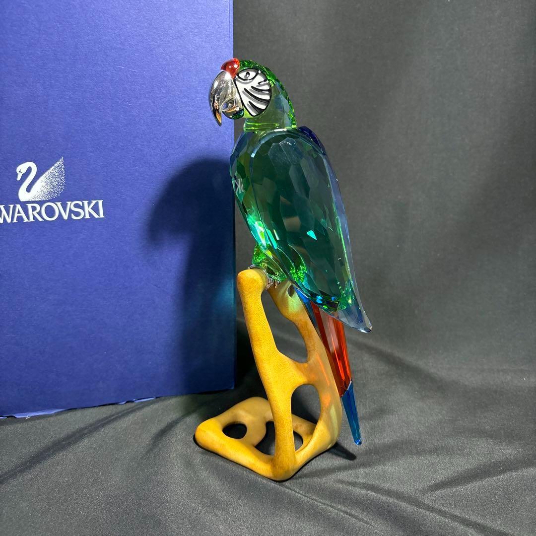 スワロフスキー コンゴウインコ 鳥 オウム