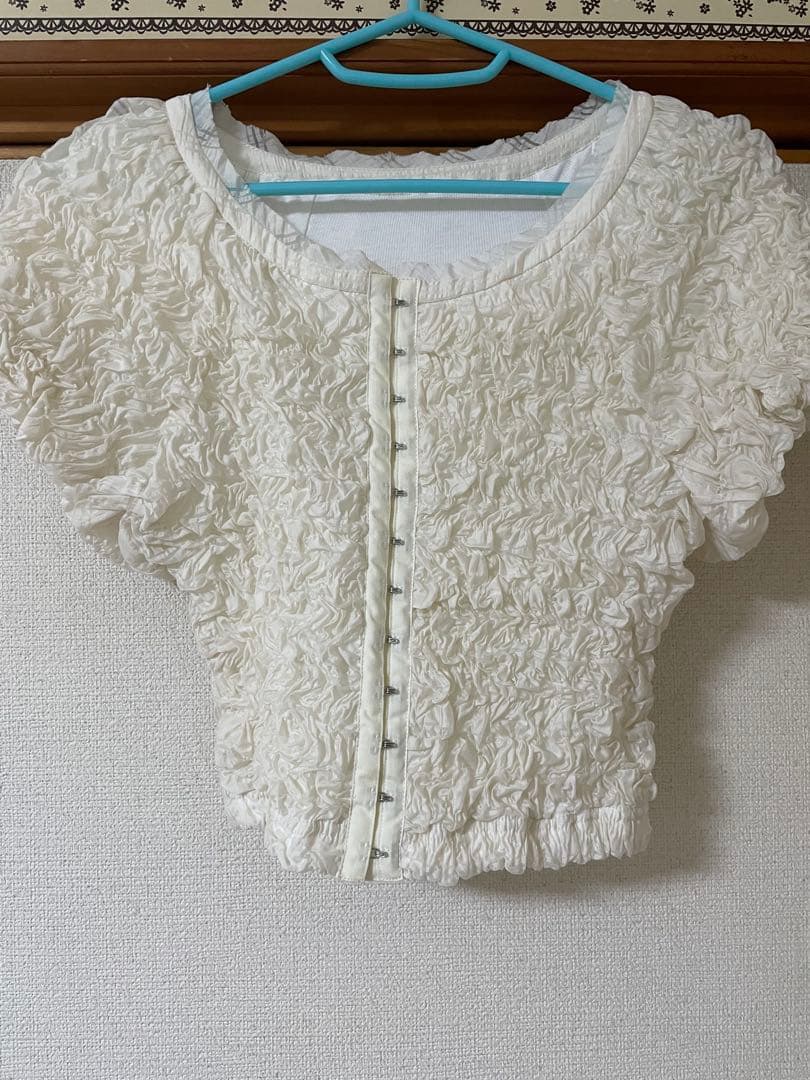 【最終お値下げ】clane SHIRRING PUFF TOPS