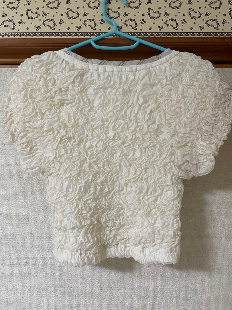 【最終お値下げ】clane SHIRRING PUFF TOPS
