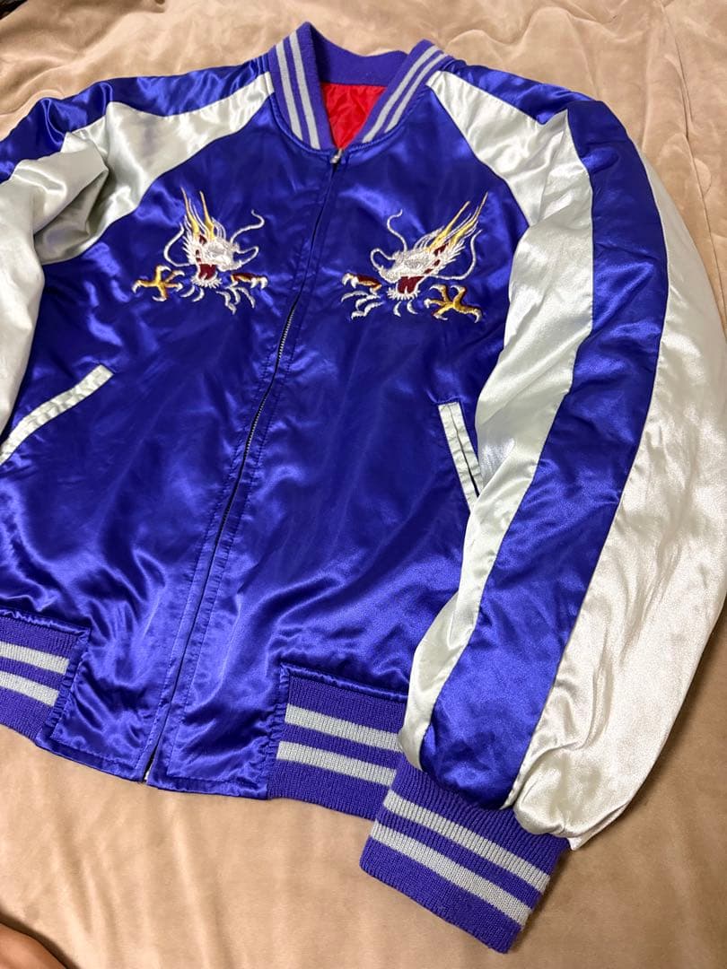日本製 美品 hoshihime 鷲龍 限定 スカジャン vintage サテン