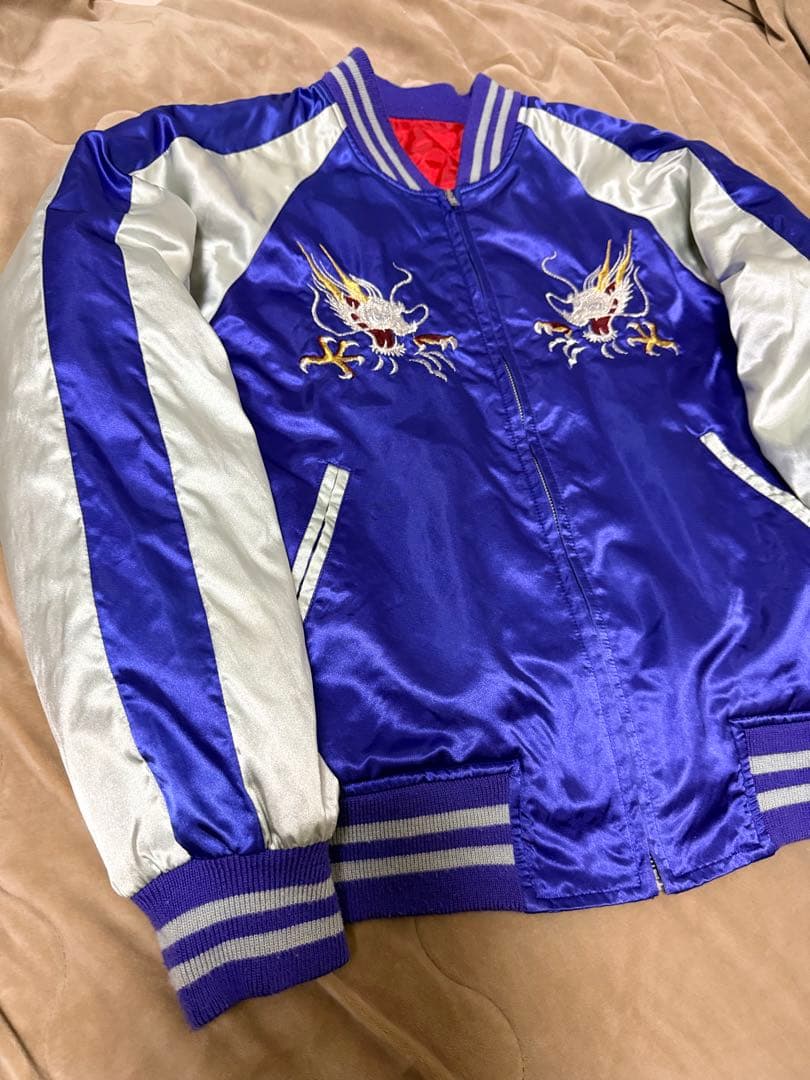 日本製 美品 hoshihime 鷲龍 限定 スカジャン vintage サテン