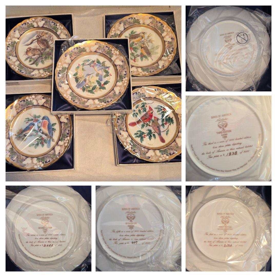 ノリタケ プレートクリスマスコレクション5枚セット飾り皿1996～2000年