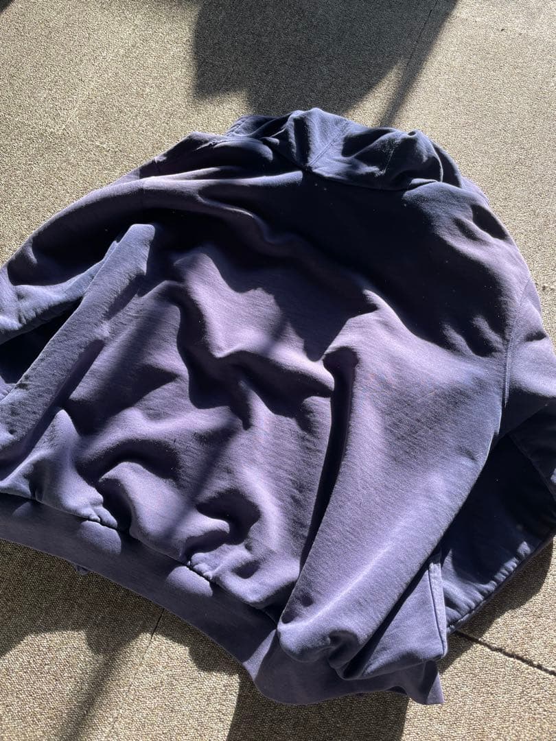 90s Carhartt zip hoodie 鬼フェード 茄子紺