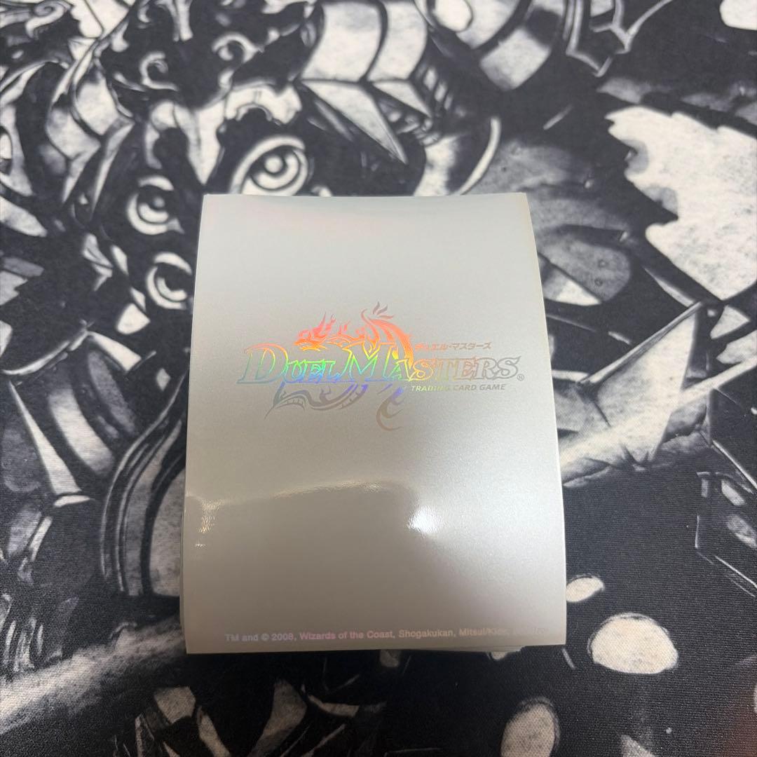 デュエマ　旧公式スリーブ　旧公式ロゴスリーブ　銀　白　2008 60枚