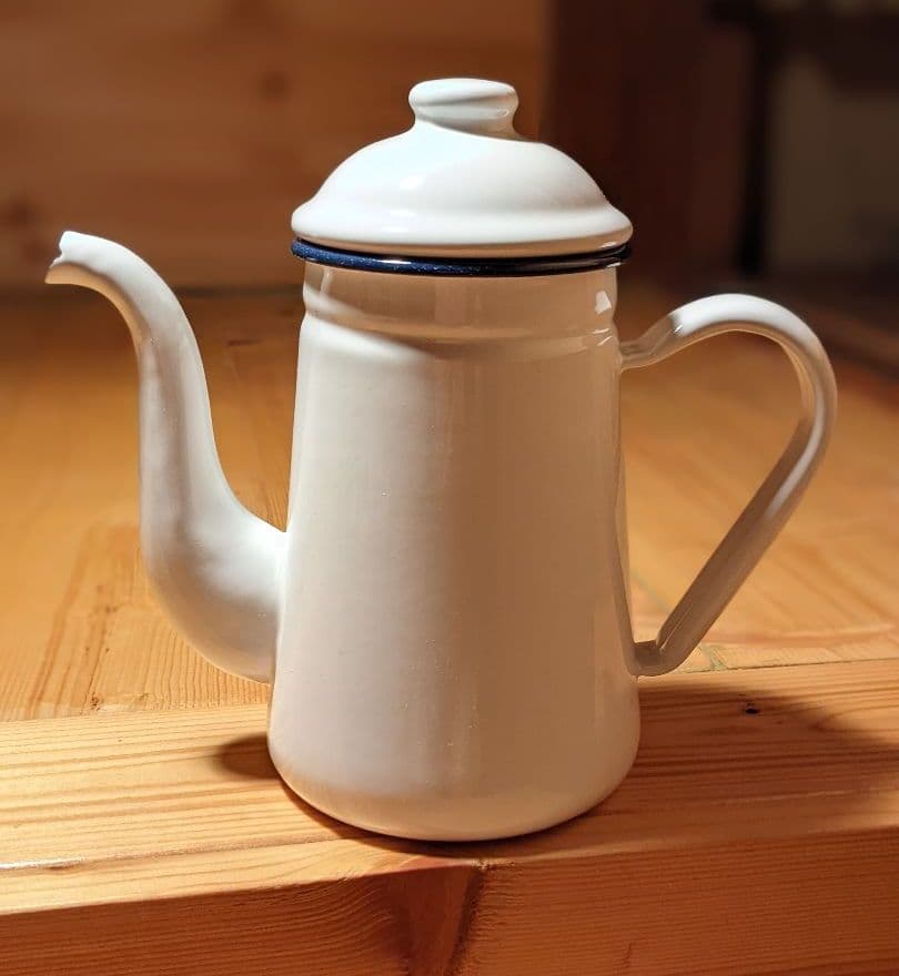 確認用　ホーロー　コーヒーポット