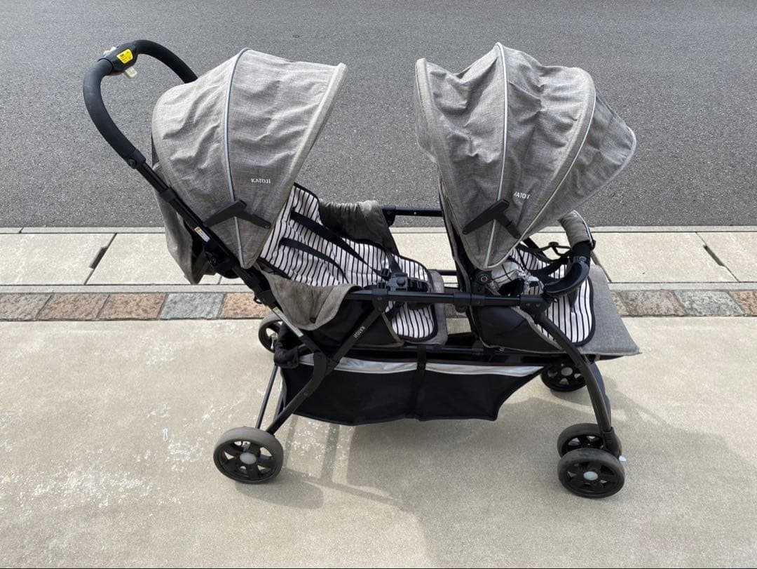 【ナダルさん】KATOJI 二人乗りベビーカー