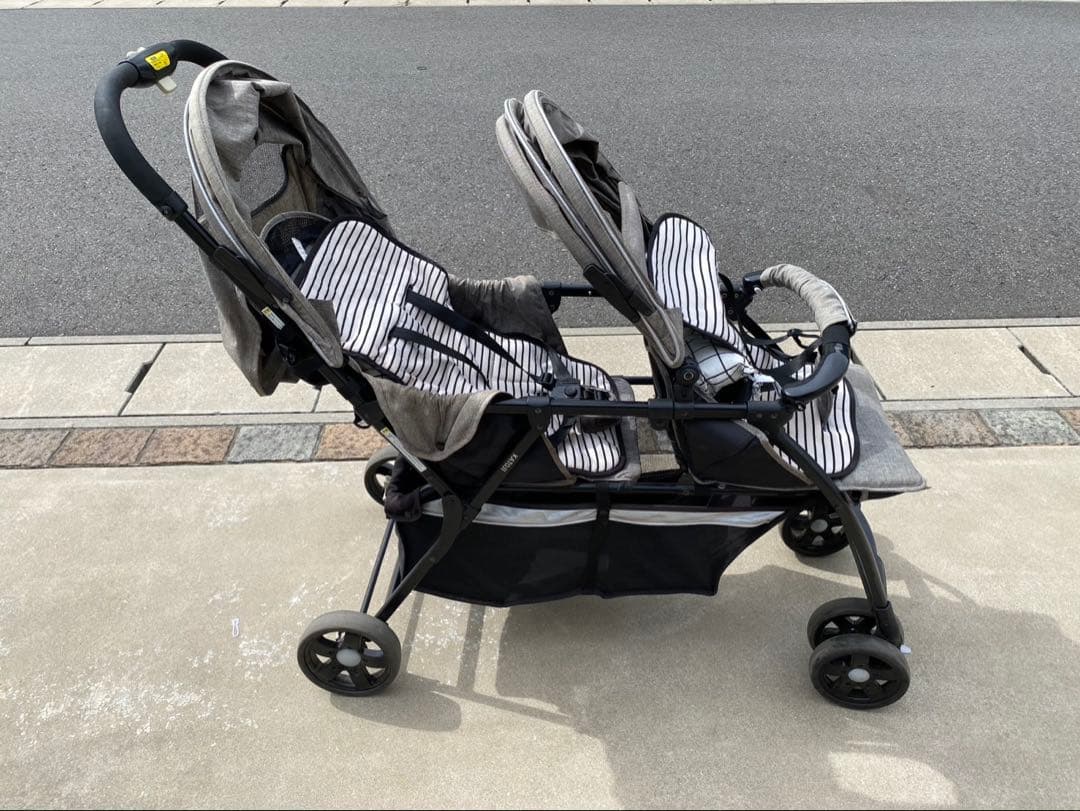 【ナダルさん】KATOJI 二人乗りベビーカー