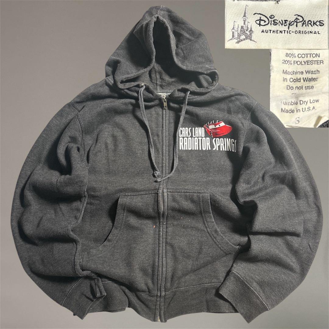 希少品 OLD DISNEY カリフォルニア カーズ ジップアップ パーカー