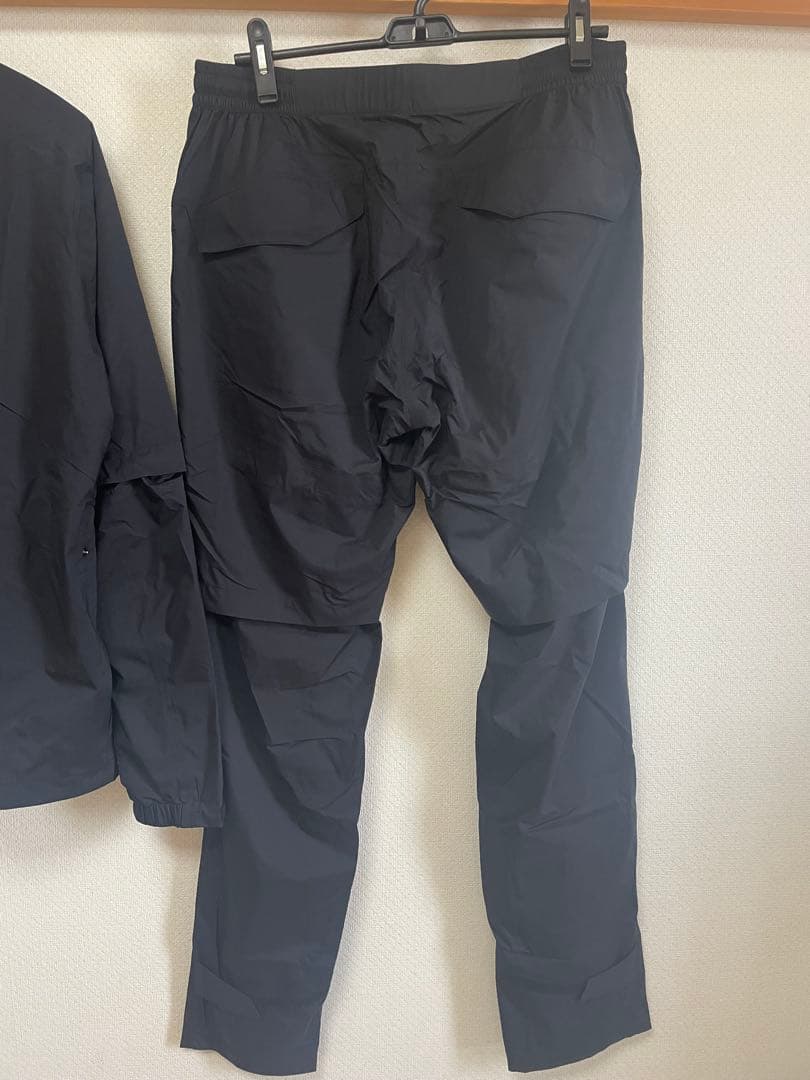 DESCENTE レインスーツ ブラック 上下セット