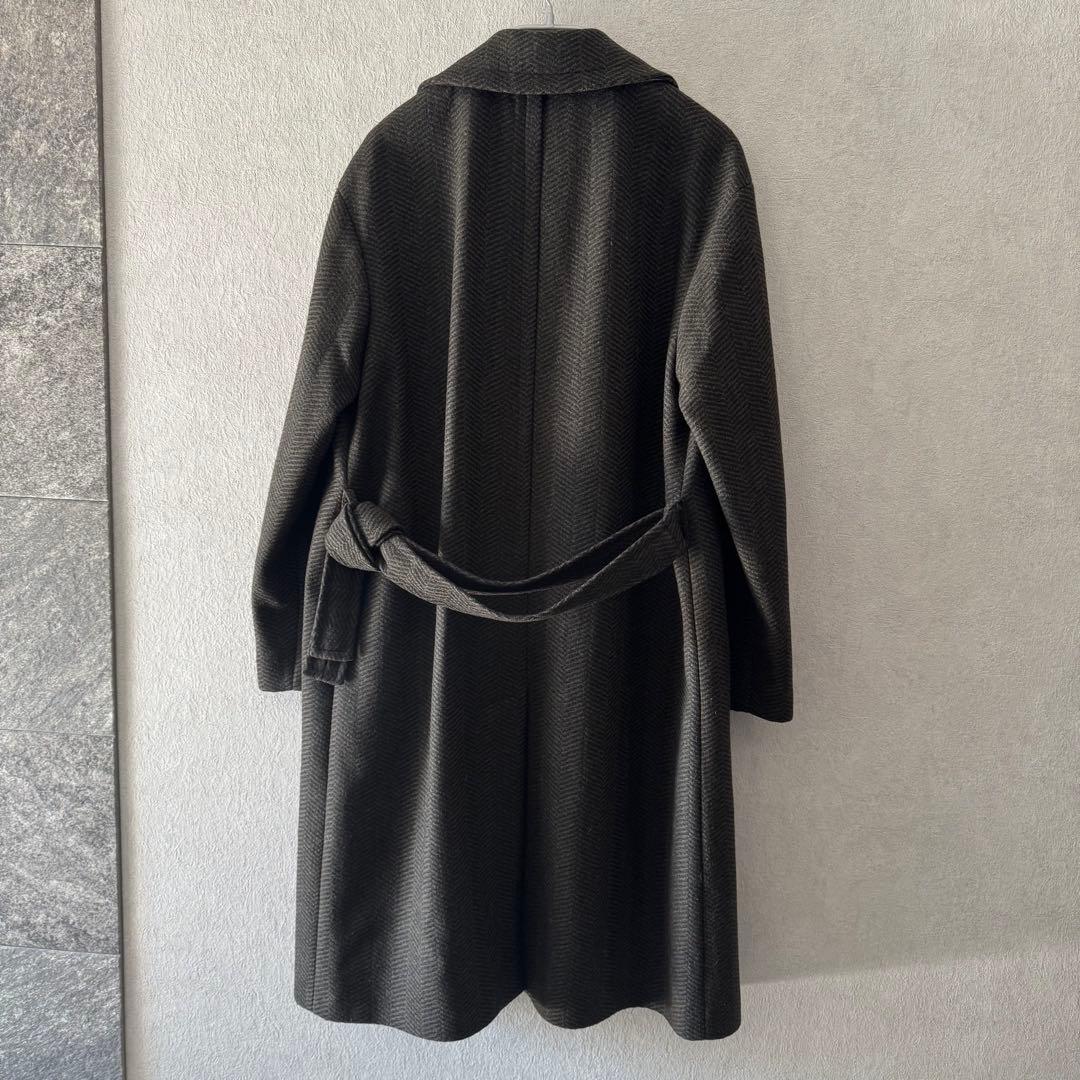 hevo OSTUNIオストゥーニ メルトン地 ベルテッドアルスターコート