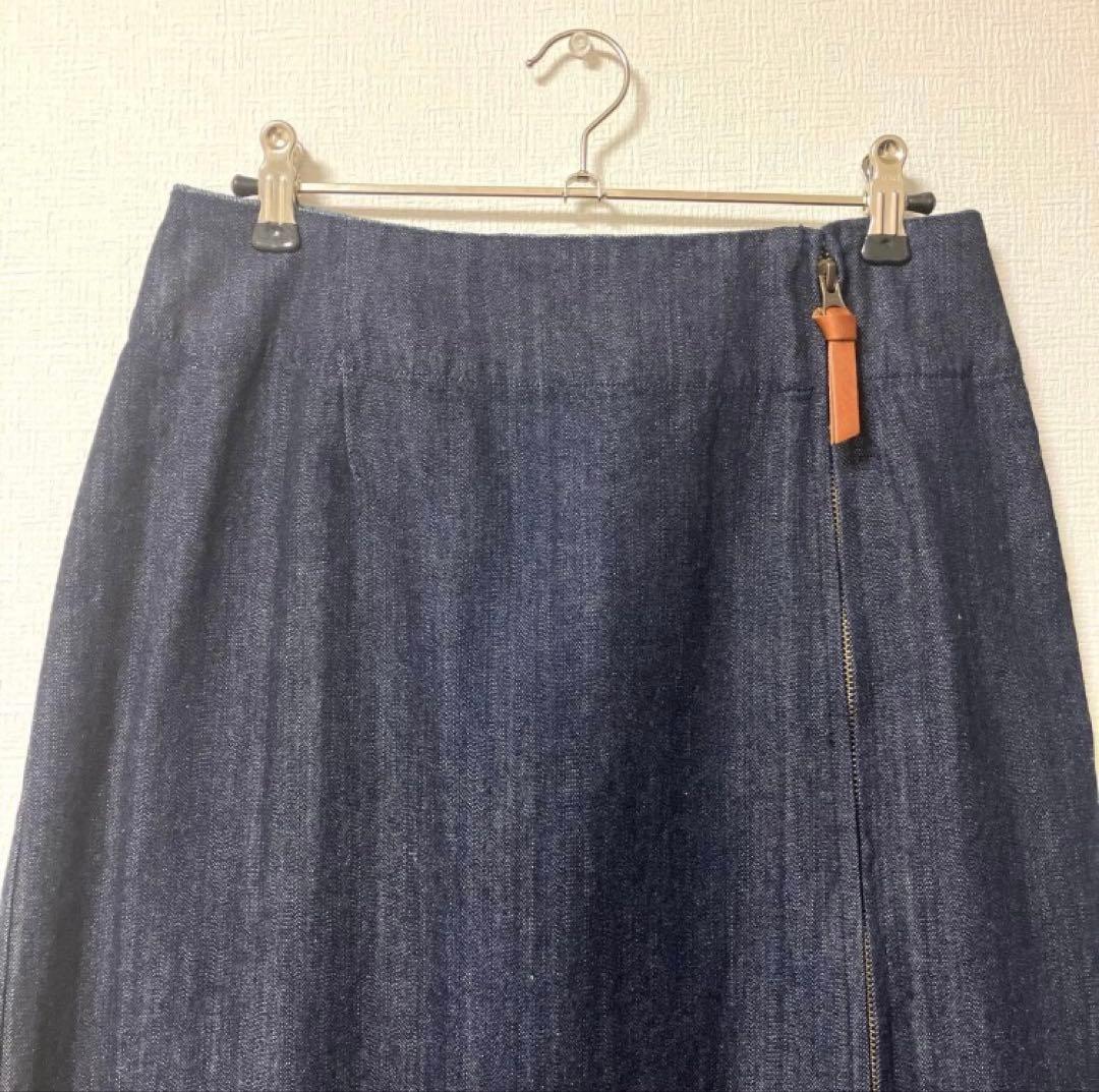 パラスパレス デニム ファスナー スカート