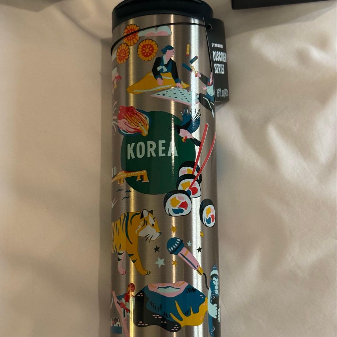 【韓国スタバ限定】 ディスカバリーコリア タンブラー 新品・未使用 箱付き