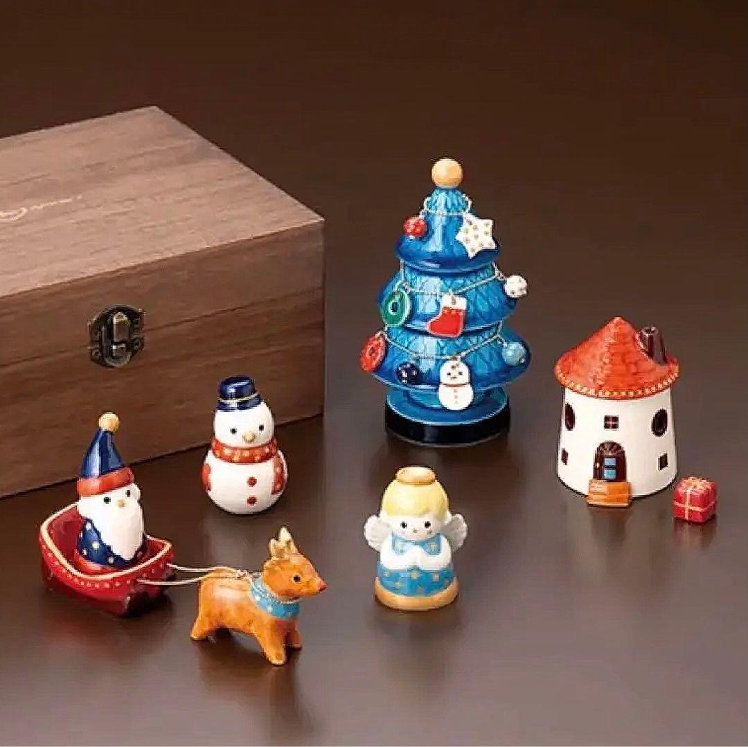 新品 kobeigama 幸兵衛窯 クリスマス オーナメント 5個セット 陶器