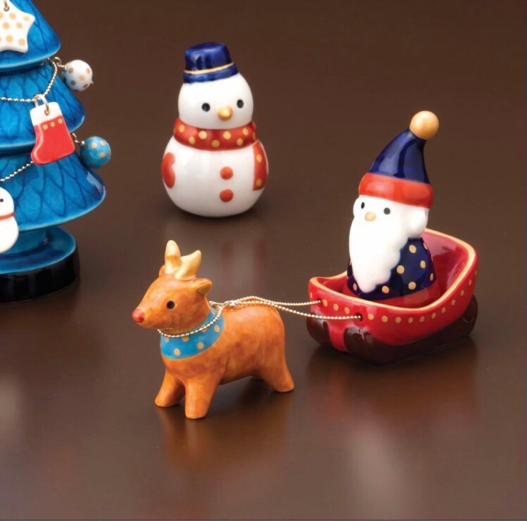 新品 kobeigama 幸兵衛窯 クリスマス オーナメント 5個セット 陶器