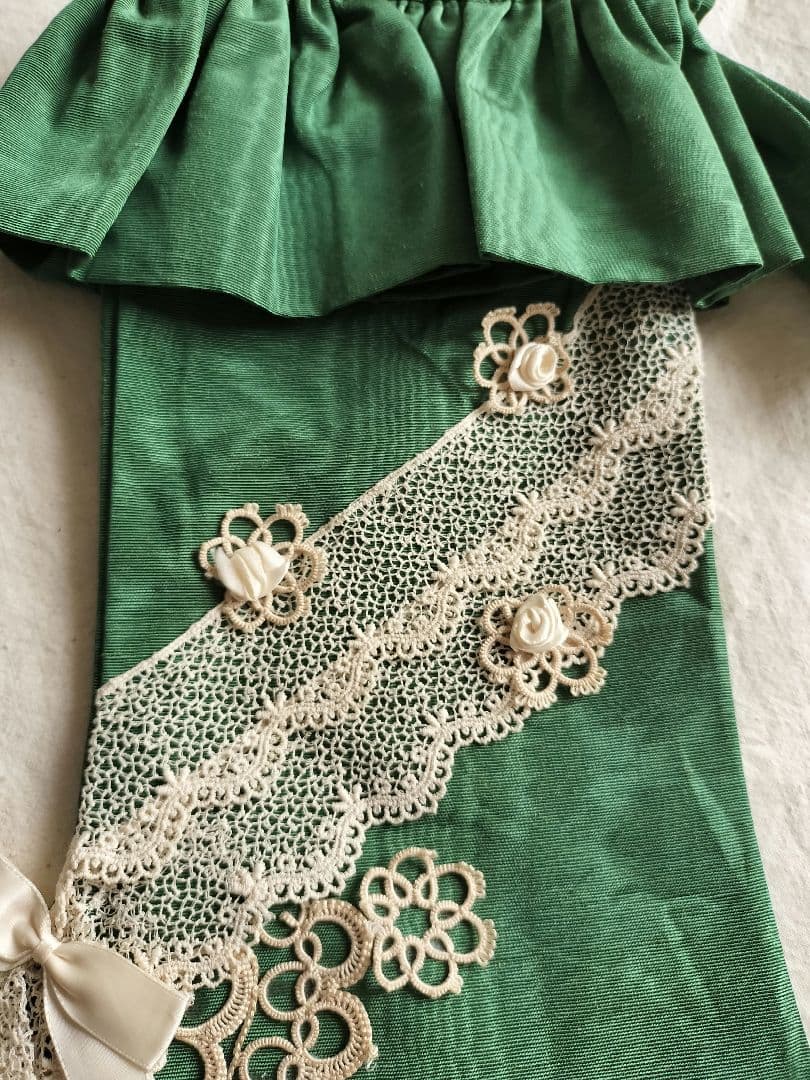 【roseさま】Vintage　ChristmasBoots　タティングレース