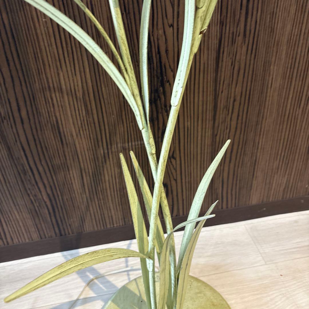 キシマ　フロアランプ　スタンドライト　フラワー　アンティーク風