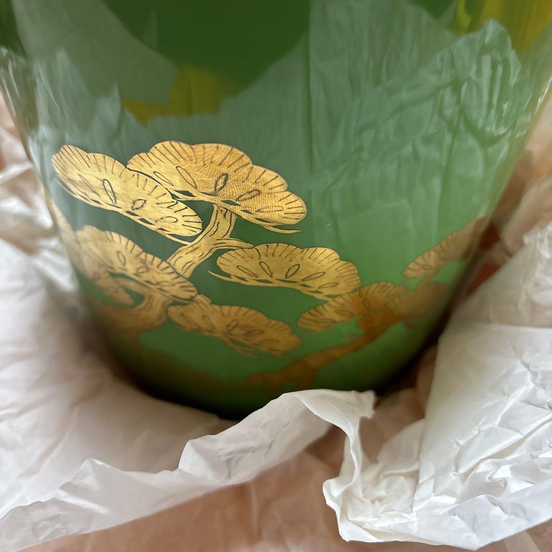 茶道具 水指（水差・みずさし） 水指 松 金淡々斎好写