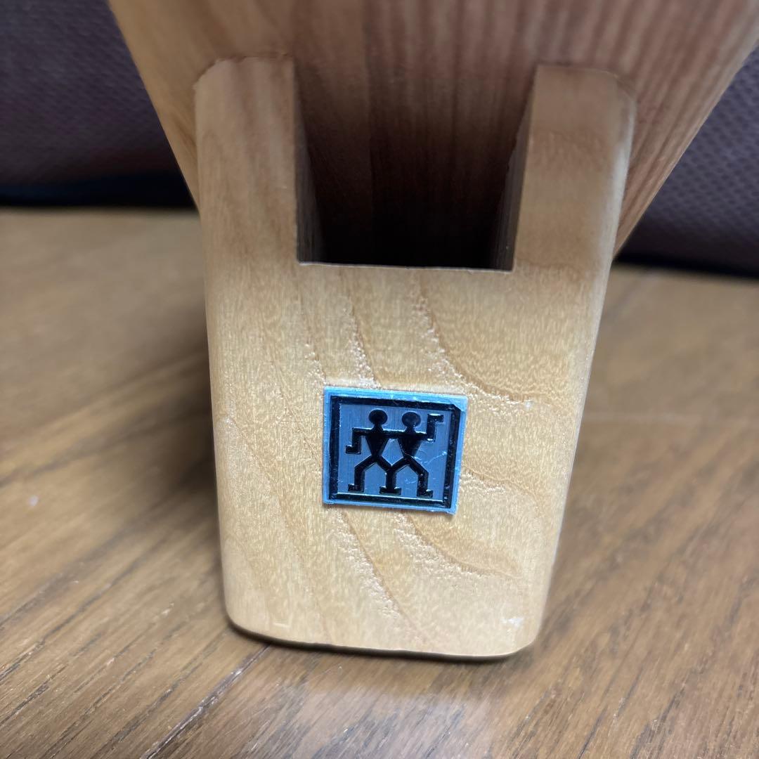 ZWILLING 包丁スタンド 木製 スリム